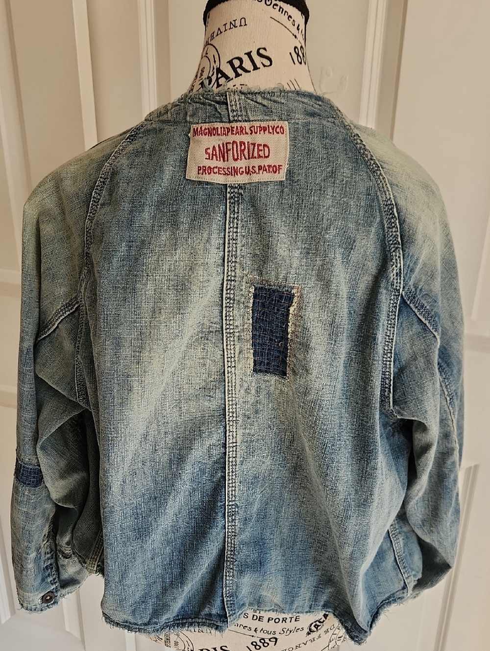 Magnolia Pearl Sanforized Denim Jacket RARE - Picture 4 of 4